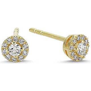 Nuran Cordelia Øreringe i 14 Karat Guld med Diamanter 0,22 Carat W/SI