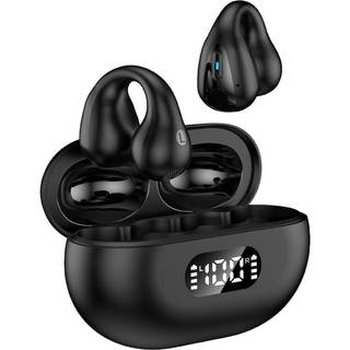 Trådløse åbne øre-hovedtelefoner Bluetooth 5.2 Sort