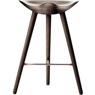 Audo ML42 Counter Barstol Brunolieret Eg/Kobber
