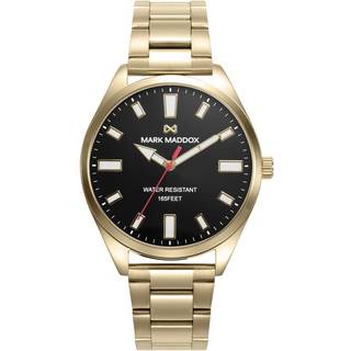Stilfuld Herre Ur Mark Maddox HM1012-96 i Sort