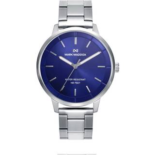 Mænds Sølv Analogur Mark Maddox HM1013-37 (Ø 41 mm)