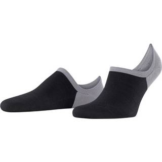 Falke Men Colour Blend No Show Socks - Black/Grey - Str 39/42
