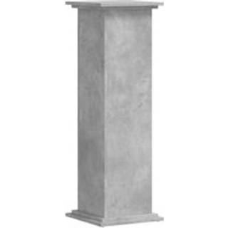 plantestativ 33x33x100 cm konstrueret træ betongrå