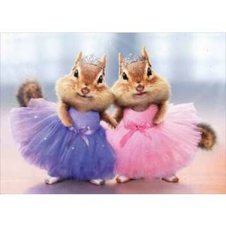 Chipmunk ballerina duo avanti sjovt tak kort