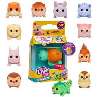 Little Live Pets Needees | Interaktivt bærbart take-hvor som helst elektronisk legetøj, der reagerer på pleje Lyt til deres behov, reagerer i tid