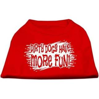Dirty Dogs Screen Print Shirt Red XS