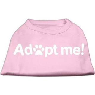 Adoptera mig skärmtryck skjorta ljusrosa sm