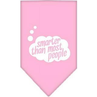 Smartare än de flesta skärmar tryck bandana ljusrosa stort