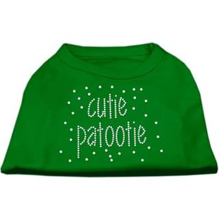Cutie Patootie Rhinestone Shirts Emerald Green XXL
