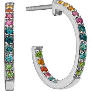 Christina Jewelry World Goals øreringe i sølv med multi sten