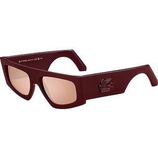 ETRO Unisex ETRO 0032/G/S LHF/2S Solbriller Plast Bordeaux Brun Firkantet Spejlet Flash