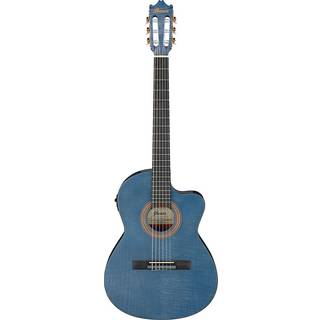 Ibanez GA5FMTCE-OB Berry Blue Klassisk guitar med forforstærker