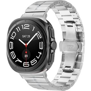 EIDERWOOD Samsung Galaxy Watch Ultra (47mm) Rustfrit Stål Smartwatch Rem - Sølv