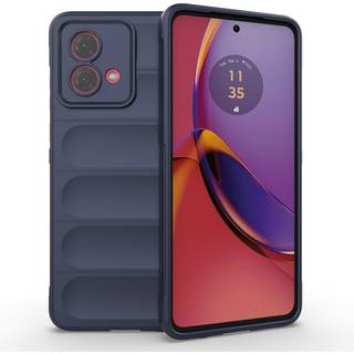 EIDERWOOD Motorola Moto G84 Fleksibelt Plastik Bagside Cover - Mørkeblå