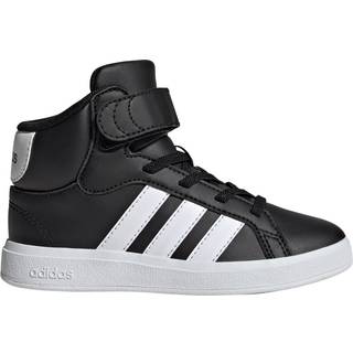 Grand Court Mid Kids sko - Core Black / Cloud White / Core Black - 29
