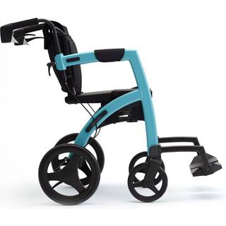 Rollz Motion - kombineret rollator og kørestol-Blå