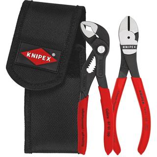 KNIPEX Mini--tangsæt i bælteværktøjspose 1 x 87 01 150, 1 x 74 01 160 (002072V02)