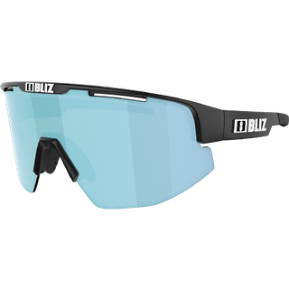 Bliz Matrix Small Cykelbriller Matsort med Blå Linse
