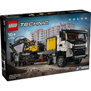 LEGO Volvo FMX trailer og EC230 gravemaskine