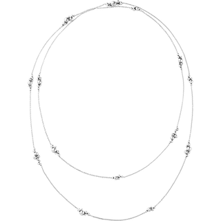 MOONLIGHT GRAPES Sautoir-halskæde, lang, Georg Jensen, Oxideret sterlingsølv