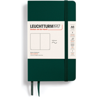 Notizbuch Pocket blanko Softcover A6 - Forest Green