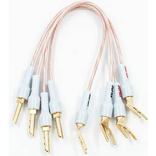 SUPRA XL Annorum højttalerkabel-jumper, stereosæt (4x 20 cm.) | PRIS-MATCH