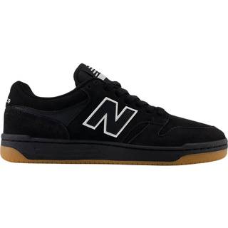 New Balance Unisex NB Numeric 480 i Sort/Hvid læder, Størrelse 40.5