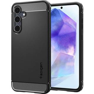 Spigen Samsung Galaxy A55 Case Rugged Armor Black