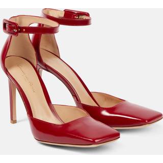 Gianvito Rossi Casey leather d'Orsay pumps - red - EU 38