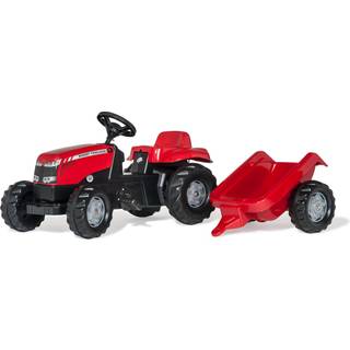 Rolly Toys Massey Ferguson traktor med anhænger (På lager i varehus)