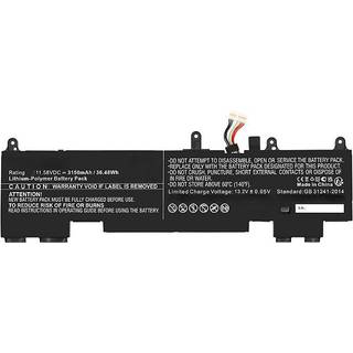 CoreParts Laptop Battery for HP 36.48WH