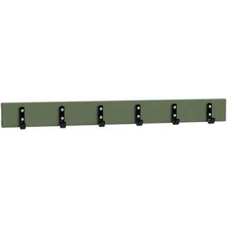 BST Knagerække med 6 taskekroge. B900 mm Grøn