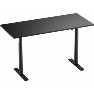 MaxMount Hæve Sænkebord Elektrisk Skrivebord 1600x700mm - Sort