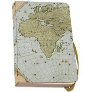Bekking & Blitz Notebook A6 World Map - Notesbog