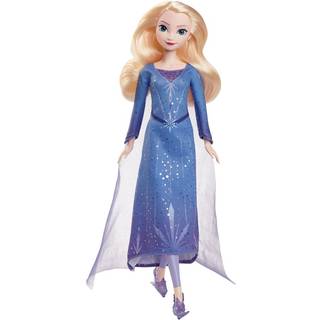 Disney Frozen Winter Festival Elsa dukke med blå kjole og skøjter