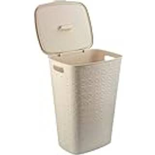 Curver vasketøjskurv med låg 56 liter hvid