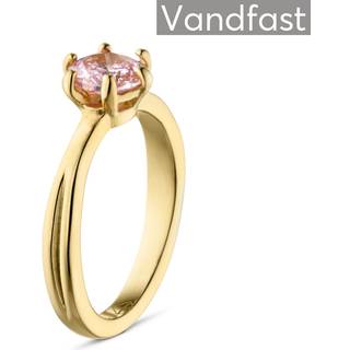 ANNEBRAUNER Princess Pink Ring 18K Guldbelagt - 68