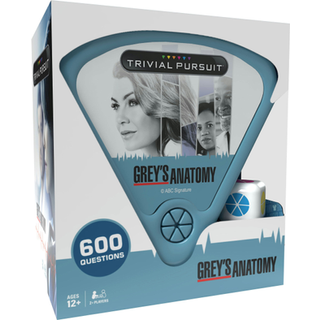 Trivial Pursuit Grey's Anatomy-udgave: 600 spørgsmål i en rejsevenlig die-cut-beholder, officielt licenseret