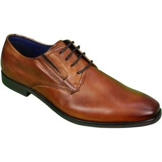 bugatti Herren Derby cognac Glattleder
