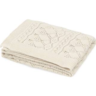 Cam Cam Pointelle Baby Knit Tæppe - Off White