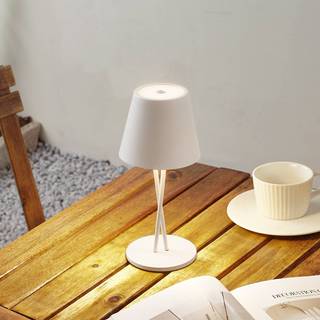 Lindby - Janea Cross Portable Bordlampe Dim. IP54 Hvid