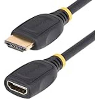 STARTECH 18IN HDMI EXTENSION CABLE M/F PORT SAVER CORD/HDMI 2.0/4K 60HZ CABL