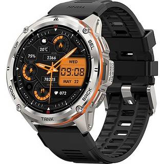 Kospet Tank T3 Ultra Silver 14000014000 - Herre - 48 mm - Smartwatch - Quartz m. Oplader - Gorilla Glas