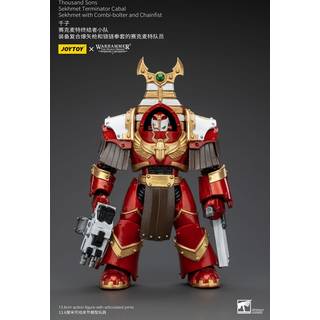 Warhammer The Horus Heresy Action Figure 1/18 Thousand Sons Sekhmet Terminator Cabal Sekhmet with Combi-Bolter and Chainfist 14 cm