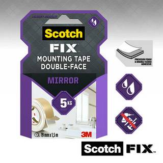 Scotch-Fix mont. tape til spejl 19mm x 3m, 3M 7100263307, 12 pakker