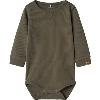 NAME IT Langærmet Body Notat Tea Leaf
