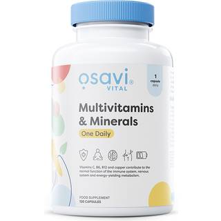 Multivitaminer & Mineraler Én Daglig - 120 kapsler