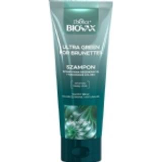 Biovax Glamour Ultra Green For Brunettes Gendannende shampoo Til brune hår nuancer 200 ml - 200 ml