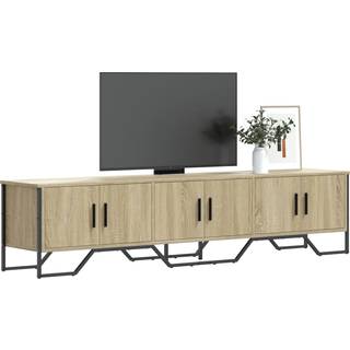 tv-bord 180x34x41 cm konstrueret træ sonoma-eg
