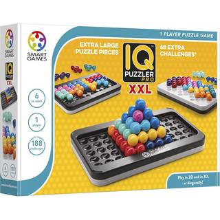 IQ Puzzler Pro XXL IQ-spil - SmartGames - 188 Opgaver - Fra 6 år.